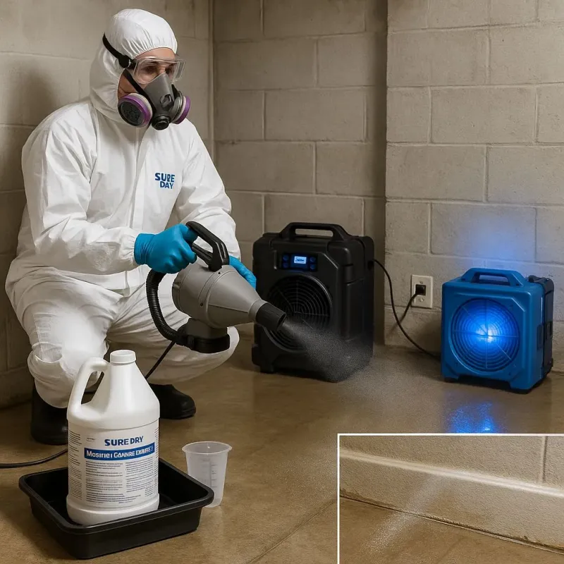 Sanitization and Odor Removal process in Leisuretowne, NJ