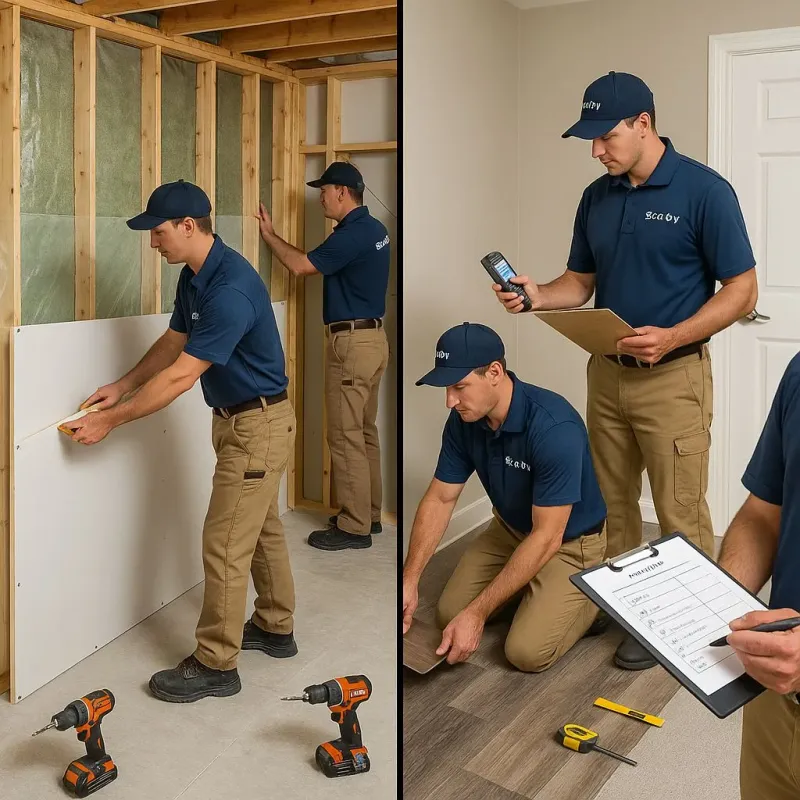 Repairs and Reconstruction process in Leisuretowne, NJ